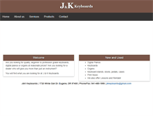 Tablet Screenshot of jkkeyboards.com